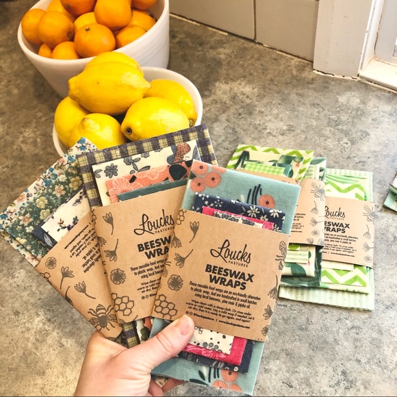 Beeswax Wraps (4 pack-Large) - Picture 3 of 9